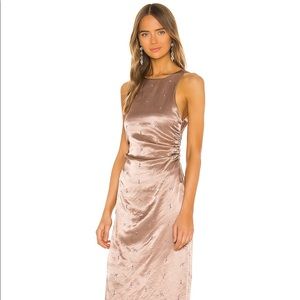 REVOLVE GRLFRND Dress Nude